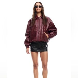 LIONESS - KENNY BOMBER | BURGUNDY A1
